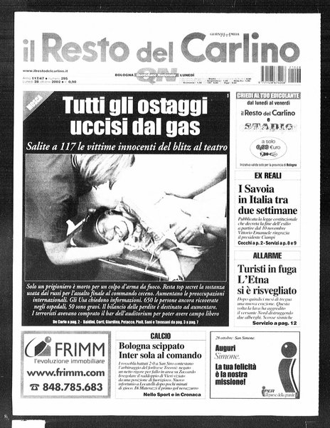 Il Resto del Carlino : giornale dell'Emilia